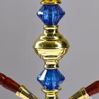 Кальян "Лагуна", 33 см, 2 трубки, синий - Фото 4