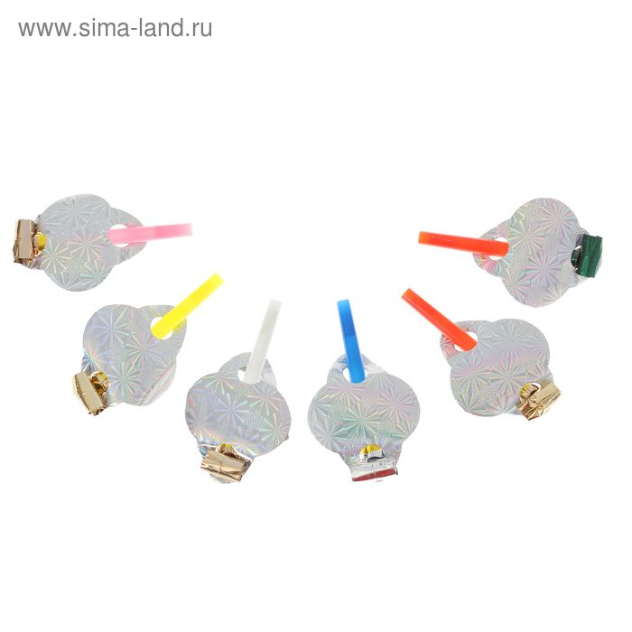 Карнавальный язычок "Сияние" (набор 6 штук) - Фото 1