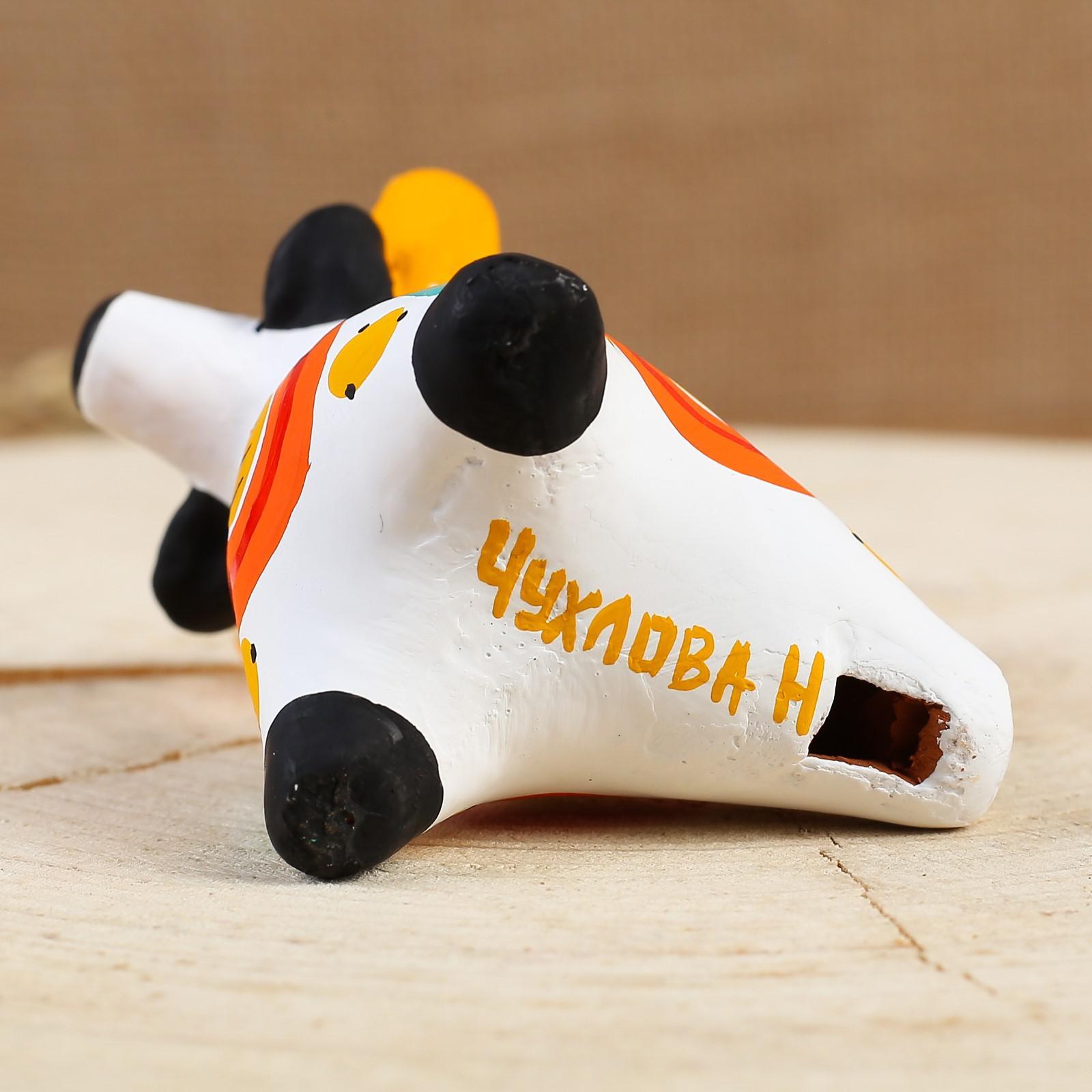 Дымковская игрушка "Свистулька Лошадка", микс (1476977) - Купить по ...
