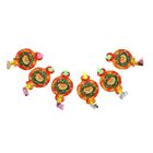 Язычок кругляш d=7 см «Яркого Нового года» (набор 6 шт.) - Фото 1