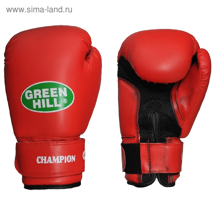 Боксёрские перчатки Champion, 14 унций, цвет красный - Фото 1