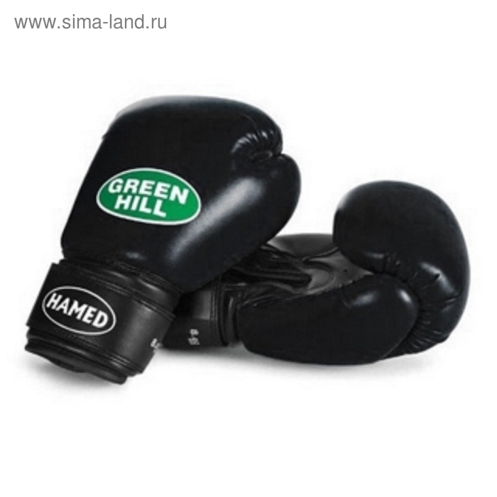 Боксерские перчатки HAMED, 10 унций, цвет чёрный - Фото 1