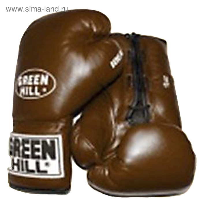 Боксерские перчатки BGI-2051 IDEAL    10 oz коричневые - Фото 1