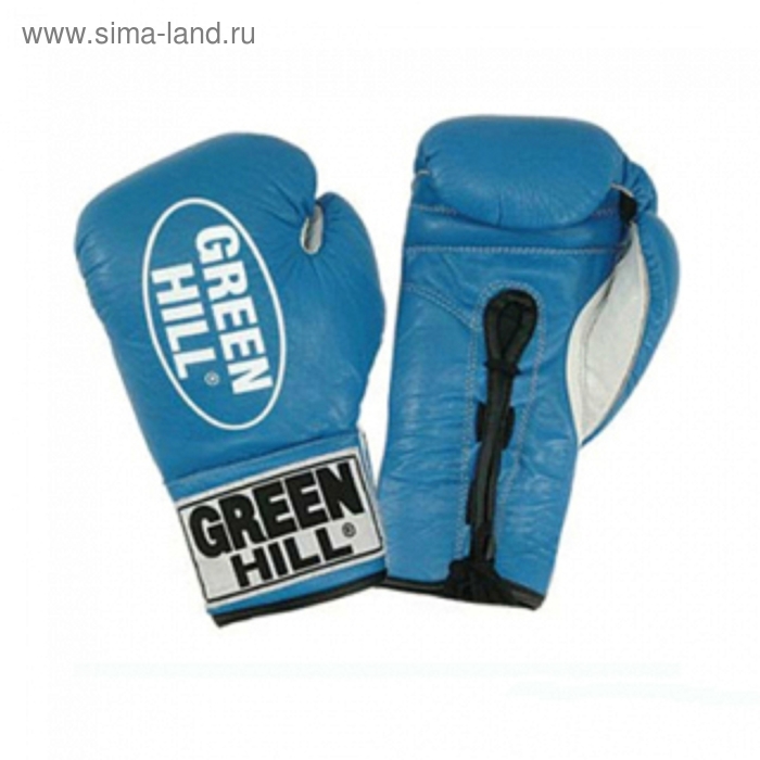 Боксёрские перчатки Proffi, 16 унций, цвет синий - Фото 1