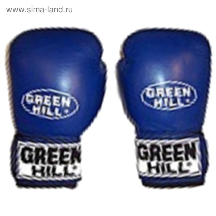 Боксёрские перчатки Power, 8 унций, цвет синий - Фото 1