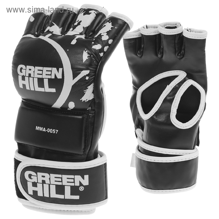 Перчатки для MMA MMA-0057, размер M, цвет чёрный - Фото 1