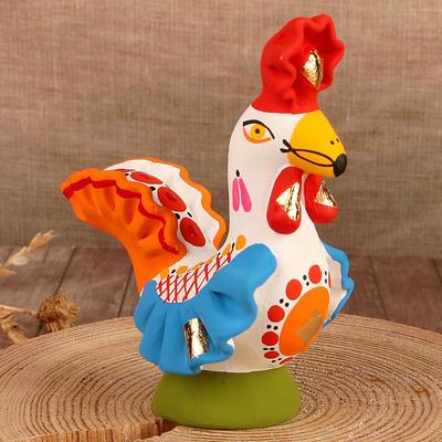 Дымковская игрушка «Фигурка: Петух», 11 см, МИКС