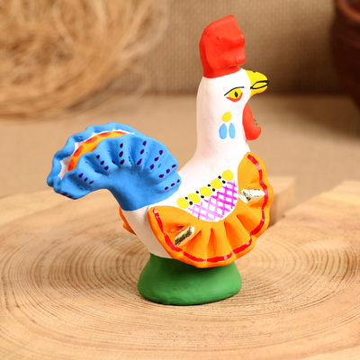 Дымковская игрушка «Фигурка: Петух», 11 см, МИКС