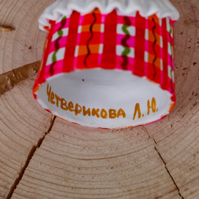 Дымковская игрушка "Барыня "Хлеб-соль", 15 см,  микс - фото 1908274585