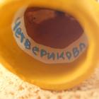 Дымковская игрушка "Мужик сидячий с петухом", 11 см, микс - фото 8778069