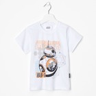 Футболка для мальчиков "ВВ-8", Звездные войны, рост 122-128 (34) см, 7-8 лет, 100% хлопок - Фото 1