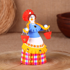 Дымковская игрушка "Барыня - водоноска", 14 см, микс - Фото 3