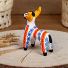 Дымковская игрушка «Олень» 10 см, микс - Фото 2