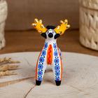 Дымковская игрушка «Олень» 10 см, микс - Фото 3