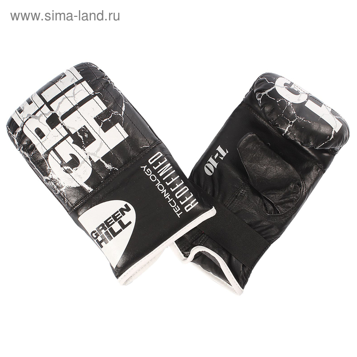 Перчатки боксерские снарядные Force, размер L, цвет черный - Фото 1