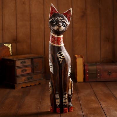 Сувенир «Кошка», 50 см, дерево