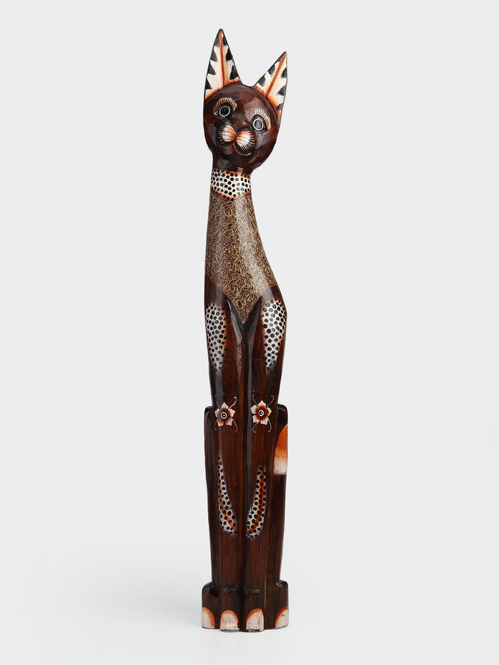 Сувенир «Кошка», 100 см, дерево