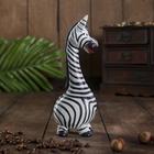 Сувенир «Зебра-толстячок», 18×6×5 см, дерево - Фото 3