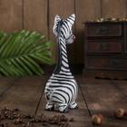 Сувенир «Зебра-толстячок», 18×6×5 см, дерево - Фото 4