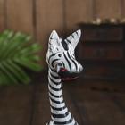 Сувенир «Зебра-толстячок», 18×6×5 см, дерево - Фото 5