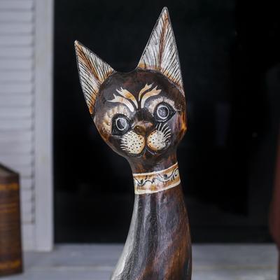 Сувенир «Кошка», 60 см, дерево