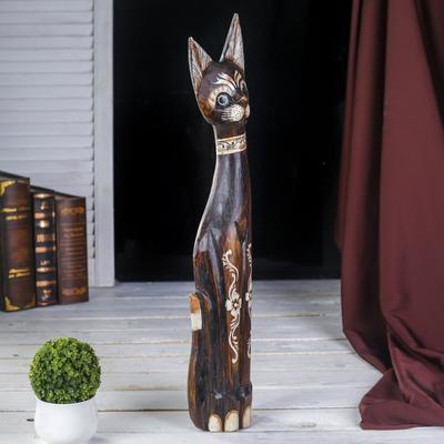 Сувенир «Кошка», 60 см, дерево
