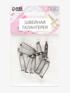 Основа для броши, 3 отверстия, 27 мм, 10 шт., цвет серебряный - Фото 8