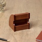 Органайзер 4 секции, под дерево, махагон, 12х12х12 см (в разборе) - Фото 3