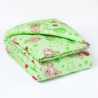 Одеяло, размер 110*140 см, цвет зелёный 623 - Фото 1