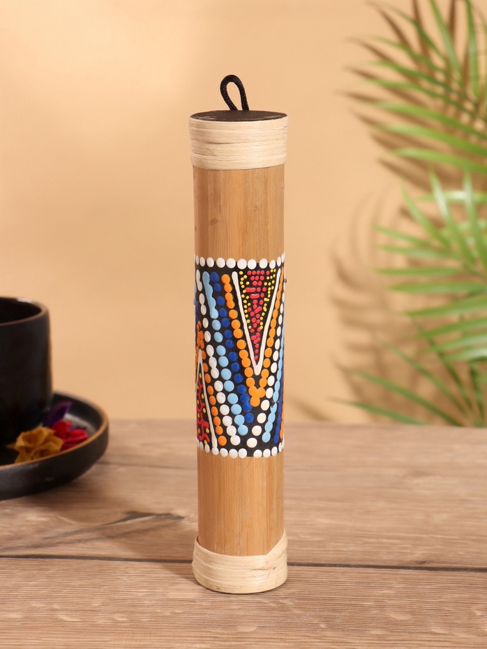 Сувенирный музыкальный инструмент "Посох дождя" 20 см МИКС - Фото 1