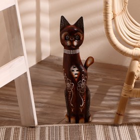 Сувенир «Кошка», 40 см, дерево