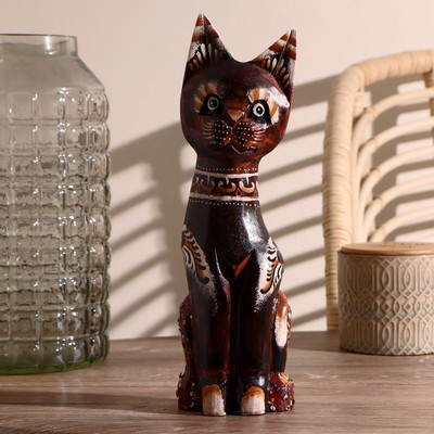 Сувенир «Кошка», 30 см, дерево