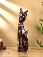 Сувенир «Кошка», 40 см, дерево - фото 57912234