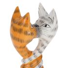 Сувенир дерево "Целующиеся коты" 30х6х16 см - Фото 4