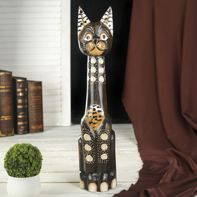 Сувенир «Кошка», 60 см, дерево