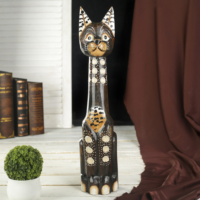 Сувенир «Кошка», 60 см, дерево