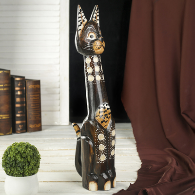 Сувенир «Кошка», 60 см, дерево