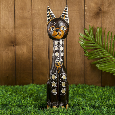 Сувенир «Кошка», 40 см, дерево