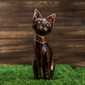 Сувенир «Кошка», 30 см, дерево