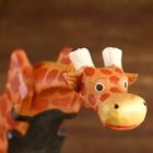 Фигура интерьерная «Жираф Стёпа подглядывает», 20×19×7 см, дерево - Фото 2