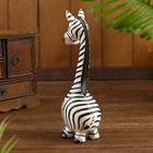 Сувенир «Зебра Мироша», 27×7×7 см, дерево - Фото 3