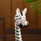 Сувенир «Зебра Мироша», 27×7×7 см, дерево - Фото 4