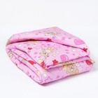 Одеяло, размер 110*140 см, цвет розовый, набивка МИКС 623 - Фото 1