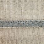 Тесьма декоративная "Овалы", ширина 1,5см, длина 10±1м, цвет серый - Фото 1