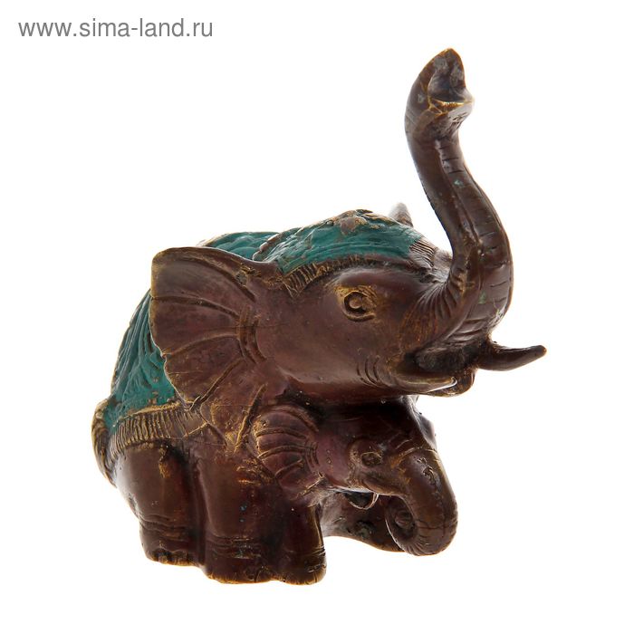 Сувенир бронза "Слон" 10х6х10 см - Фото 1
