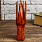 Подставка для колец «Рука роспись», 20 см, дерево - Фото 4