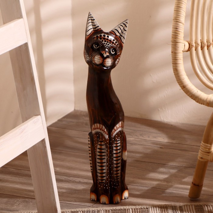 Сувенир «Кошка», 60 см, дерево