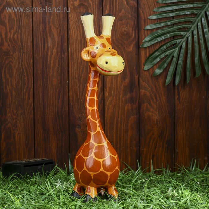 Сувенир «Жираф-толстячок», 40×12×9 см, дерево - Фото 1