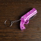 Нож складной, брелок "Револьвер" 9,5 см, микс, рукоять пластик - Фото 5