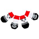 Носки хлопковые нескользящие "Лицо", размер S (2,5/3,5 * 6 см), набор 4 шт - Фото 3